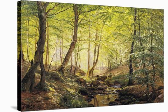A Forest Glade-Johannes Boesen-Stretched Canvas