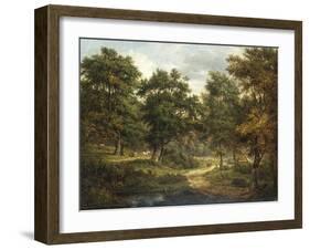 A Forest Scene, Sussex-Patrick Nasmyth-Framed Giclee Print