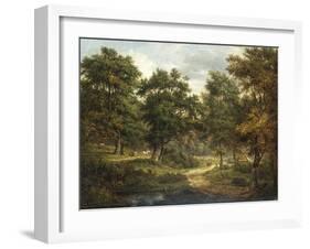 A Forest Scene, Sussex-Patrick Nasmyth-Framed Giclee Print