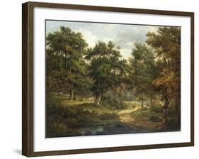 A Forest Scene, Sussex-Patrick Nasmyth-Framed Giclee Print