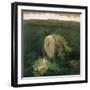 A Forest Troll, c.1913-John Bauer-Framed Giclee Print