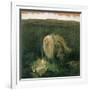 A Forest Troll, c.1913-John Bauer-Framed Giclee Print