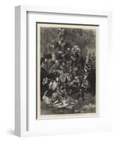 A Foresters' Fete, Under the Greenwood Tree-Edwin Buckman-Framed Giclee Print