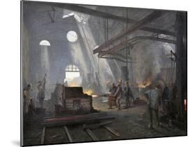A Forge, 1893-Fernand Cormon-Mounted Giclee Print