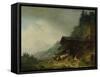 A Forge in the Bavarian Alps-Sir William Beechey-Framed Stretched Canvas