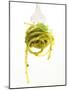 A Forkful of Spaghetti with Pesto-Marc O^ Finley-Mounted Photographic Print