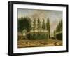 A Formal Garden, 1766-Johannes Janson-Framed Giclee Print