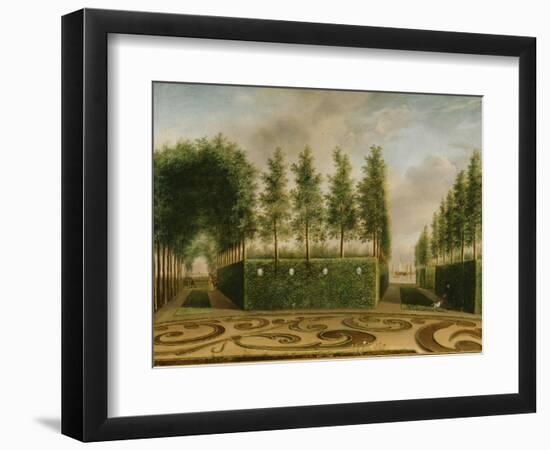 A Formal Garden, 1766-Johannes Janson-Framed Giclee Print