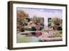 A Formal Garden in Rome-George Samuel Elgood-Framed Giclee Print