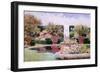 A Formal Garden in Rome-George Samuel Elgood-Framed Giclee Print