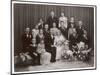 A Formal Wedding Photo - with All the Family Involved-null-Mounted Photographic Print