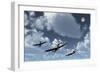 A Formation of Royal Air Force Supermarine Spitfires-Stocktrek Images-Framed Art Print