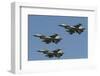 A Formation of Turkish Air Force F-16C/D Aircraft-Stocktrek Images-Framed Photographic Print