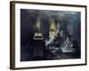 A Foundry: Hot Metal Has Been Poured into a Mould and Inflammable Gas Is Rising-Graham Sutherland-Framed Giclee Print