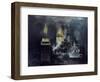 A Foundry: Hot Metal Has Been Poured into a Mould and Inflammable Gas Is Rising-Graham Sutherland-Framed Giclee Print