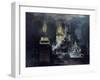 A Foundry: Hot Metal Has Been Poured into a Mould and Inflammable Gas Is Rising-Graham Sutherland-Framed Giclee Print