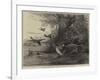 A Four-Legged Poacher, Reynard Baulked of His Dinner-Charles Harvey Weigall-Framed Giclee Print