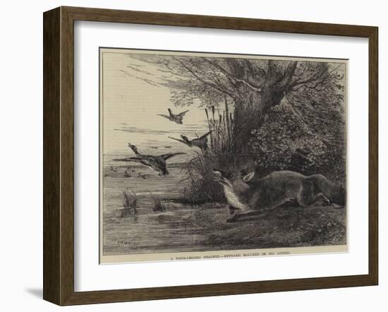 A Four-Legged Poacher, Reynard Baulked of His Dinner-Charles Harvey Weigall-Framed Giclee Print