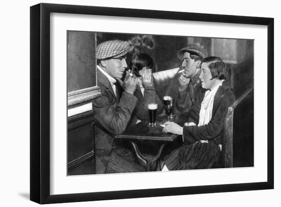 A Foursome in a Bal-Musette, Paris, 1931-Ernest Flammarion-Framed Premium Giclee Print