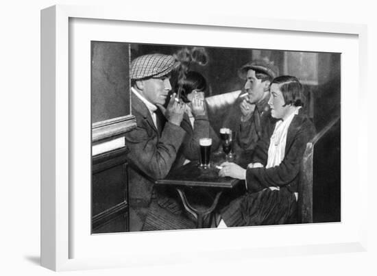 A Foursome in a Bal-Musette, Paris, 1931-Ernest Flammarion-Framed Giclee Print