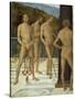 A Fragment: Four Male Nude Figures, C.1505-Pietro Perugino-Stretched Canvas