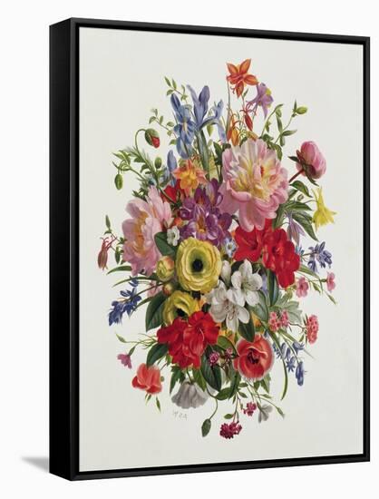 A Fragrant June Bouquet-Albert Williams-Framed Stretched Canvas