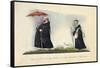 A Franciscan Friar and a Lay Brother, as Seen before the Abolition of their Order-null-Framed Stretched Canvas