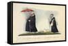 A Franciscan Friar and a Lay Brother, as Seen before the Abolition of their Order-null-Framed Stretched Canvas