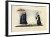 A Franciscan Friar and a Lay Brother, as Seen before the Abolition of their Order-null-Framed Giclee Print