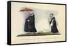 A Franciscan Friar and a Lay Brother, as Seen before the Abolition of their Order-null-Framed Stretched Canvas