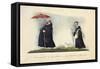 A Franciscan Friar and a Lay Brother, as Seen before the Abolition of their Order-null-Framed Stretched Canvas