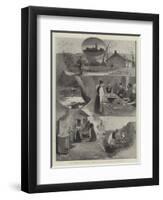 A Free Communist Colony in England, Sketches at Clousden Hill Farm, Forest Hall, Northumberland-Henry Charles Seppings Wright-Framed Giclee Print