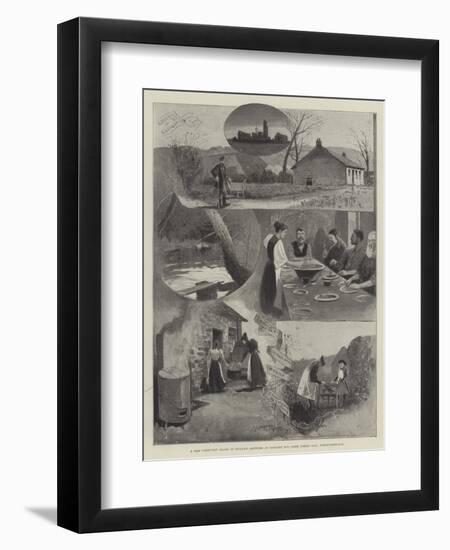 A Free Communist Colony in England, Sketches at Clousden Hill Farm, Forest Hall, Northumberland-Henry Charles Seppings Wright-Framed Giclee Print