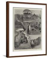 A Free Communist Colony in England, Sketches at Clousden Hill Farm, Forest Hall, Northumberland-Henry Charles Seppings Wright-Framed Giclee Print