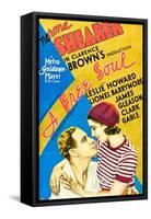 A Free Soul, Leslie Howard, Norma Shearer, 1931-null-Framed Stretched Canvas