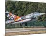 A French Air Force Mirage 2000 Lands on the Runway at Kleine Brogel Air Base, Belgium-Stocktrek Images-Mounted Photographic Print