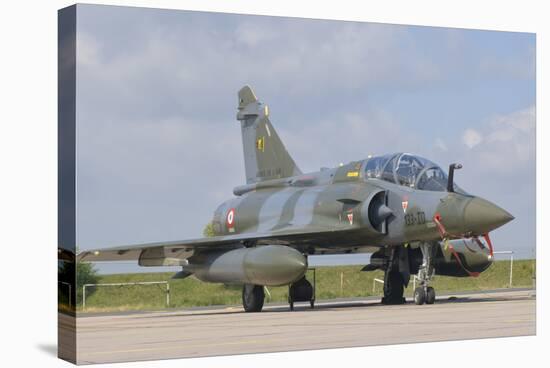 A French Air Force Mirage 2000C at Nancy Air Base, France-Stocktrek Images-Stretched Canvas