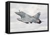 A French Air Force Mirage 2000C During Tlp in Spain-Stocktrek Images-Framed Stretched Canvas