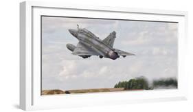 A French Air Force Mirage 2000D Taking Off in Spain-Stocktrek Images-Framed Photographic Print