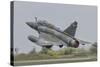 A French Air Force Mirage 2000D Taking Off-Stocktrek Images-Stretched Canvas