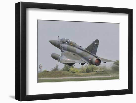 A French Air Force Mirage 2000D Taking Off-Stocktrek Images-Framed Photographic Print