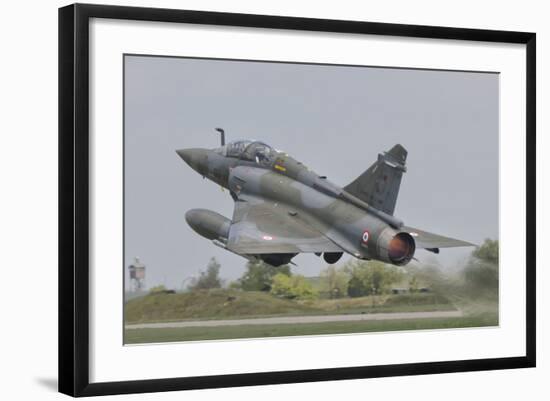 A French Air Force Mirage 2000D Taking Off-Stocktrek Images-Framed Photographic Print