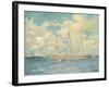 A French Barque in Falmouth Bay, 1902-Henry Scott Tuke-Framed Giclee Print