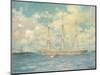 A French Barque in Falmouth Bay, 1902-Henry Scott Tuke-Mounted Giclee Print