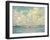 A French Barque in Falmouth Bay, 1902-Henry Scott Tuke-Framed Giclee Print