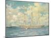 A French Barque in Falmouth Bay, 1902-Henry Scott Tuke-Mounted Giclee Print