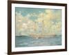 A French Barque in Falmouth Bay, 1902-Henry Scott Tuke-Framed Giclee Print