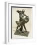 A French Bronze Group of Theseus and the Minotaur-null-Framed Premium Giclee Print