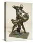 A French Bronze Group of Theseus and the Minotaur-null-Stretched Canvas
