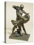 A French Bronze Group of Theseus and the Minotaur-null-Stretched Canvas